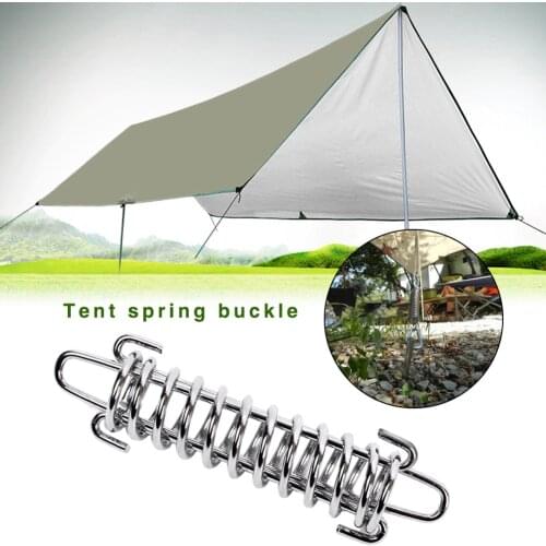 Tant Heavy Spring Nails Hook Aluminum Windproof Outdoor Awning Camping Tent Fixed Hook Buckle Camping Equipment Accessories