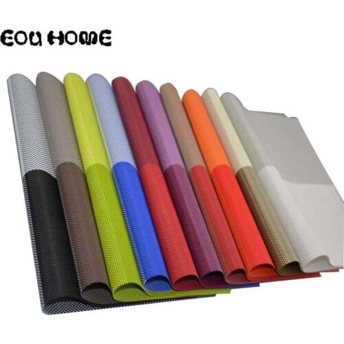 Hotel Classic Style Western Food Mats 30 * 45cm PVC Premium Non-slip Heat-proof Anti-scalding Waterproof Tableware Coasters Pad