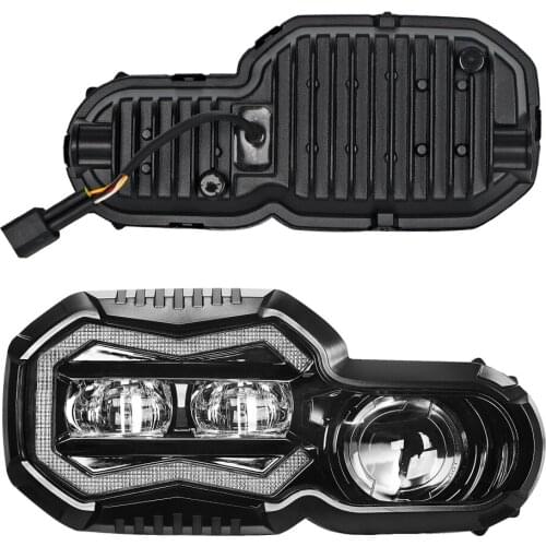 E24-Mark Motorcycle Front Headlight For BMW F800GS F800R F700GS F650GS Adventure Motorcycle Complete LED Projector Headlight