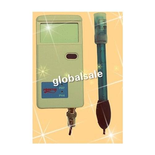 Portable pH meter, PH-012, digital ph tester, Manual 2 point, through trimmer