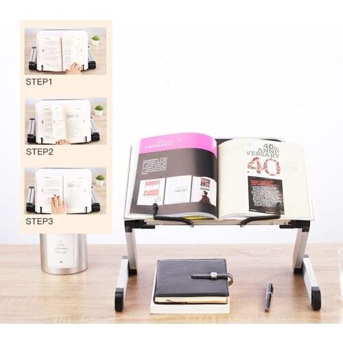 Adjustable Book Reading Stand Holder Foldable Bookend PC Support for Kids Adults Office School Supply Book Magazine Shelf