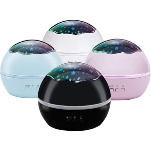 LED Rotating Night Lights Projector Starry Sky Children Bedroom Decorative Projection Lamp Birthday Gifts