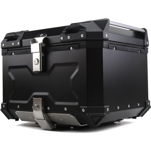 X motorcycle embossed aluminum alloy trunk trunk 55L large electric car trunk storage box