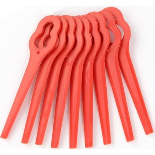 100pcs Swing Plastic Blade Pendants for DKGT06 20V Lithium 1500mAh Cordless Grass Trimmer Garden Timmer Power Tool Accessories