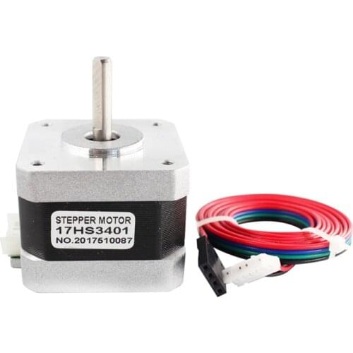 17HS3401 4-lead Nema 17 Stepper Motor 42 motor 42BYGH 1.3A 1.6A 0.32N.m for CNC Laser and 3D printer