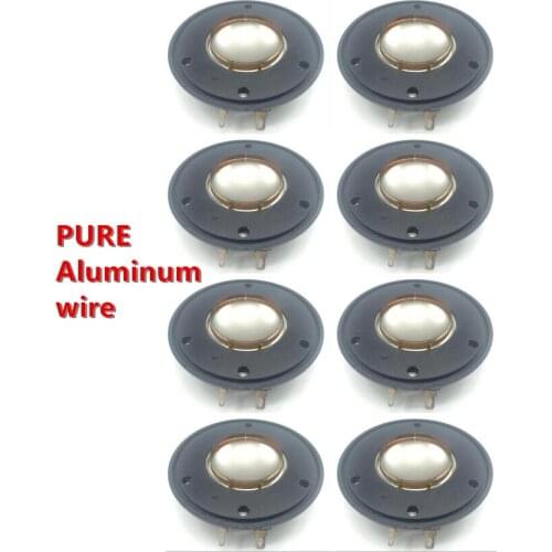 8 Pcs PURE Aluminum wire Diaphragm for Wharfedale D-533A Driver for EVP-X12, X15, X215, Titan, 8ohm