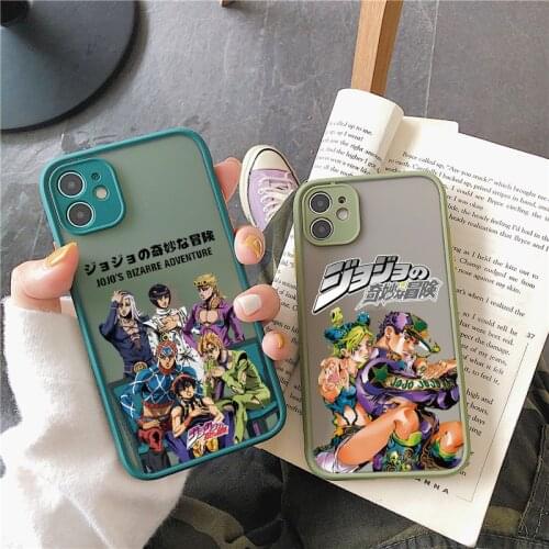 JoJos Bizarre Adventure JoJo Anime Phone Case For iPhone X XS MAX XR 11 12 Pro MAX SE 2 6s 7 8 Plus Hard shockproof Shell Cover