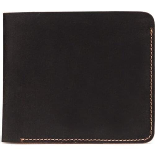 Business Bifold Wallet Mens Genuine Leather Credit ID Card Holder Case Purse Gift New