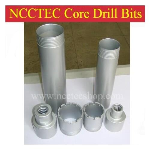 Diameter 120mm,600mm long Diamond Core Drill Bits with separated structure | 4.8''*24'' concrete wall wet core bits pits