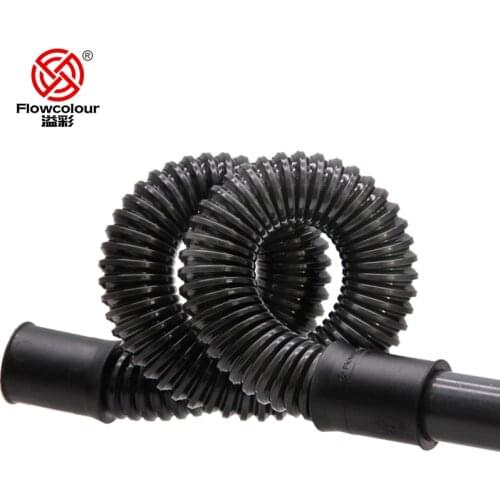 Free shipping Flowcolour EVA 25mm-32mm-40mm Flexible Ribbed Hosing Corrugated Hose Fish Tank Pipe Adaptor Pipe Fittings
