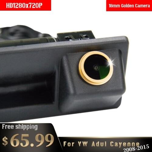 Misayaee Car Rear View Backup Handle Camera for Audi A4 A6 S5 Q3 VW Caddy Tiguan Golf Passat B5 B6 B7 B8 Jetta Touareg Cayenne