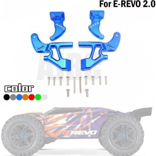 TRAXXAS E-REVO 2.0 86086-4 aluminum alloy porous adjustable rear bumper rear wing mounting bracket #8616/5413/5411