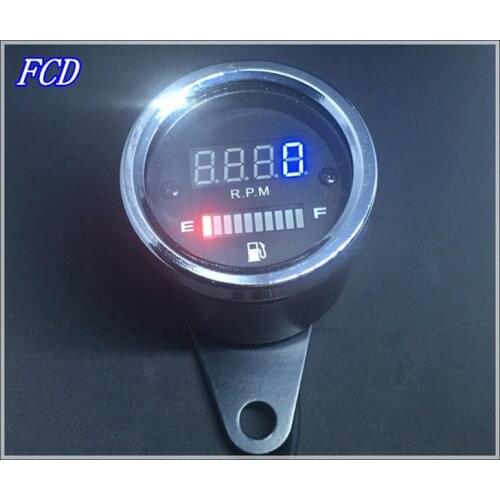 Motorcycle modification Digital tachometer Fuel gauge 12V General type Motorcycle tachometer