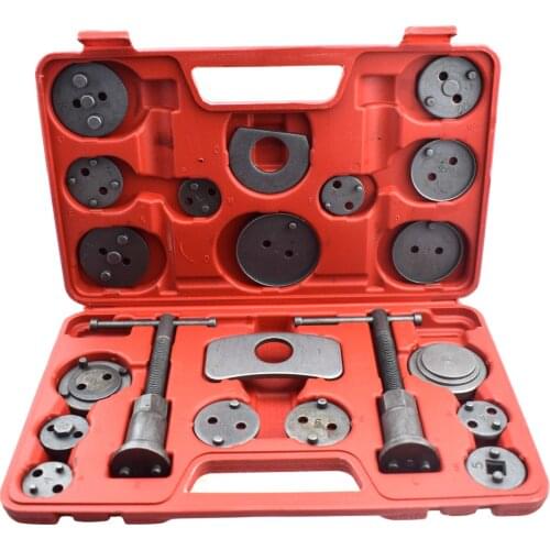 Universal 21pcs Disc Brake Caliper Piston Rewind Tool Kit Auto Wind Back Car Set Household Tool Set Woodworking Tool Set