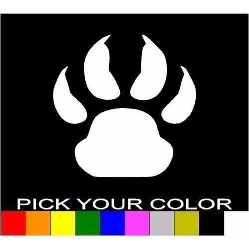 Custom stickers cheap paw print stickers low price custom color Sticker high quality car Wall,Window Stickers