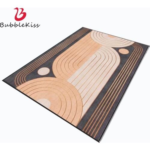Bubble Kiss New Abstract Geometric Pattern Carpet Non-Slip Home Bedroom Decor Carpets Study Coffee Table Bedside Area Rugs