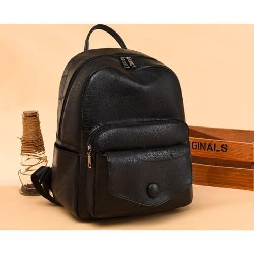 New Womens Designer Backpack Casual Back Pack for Women High Quality Leather Backpacks Female School Bags for Teenage Girls Sac