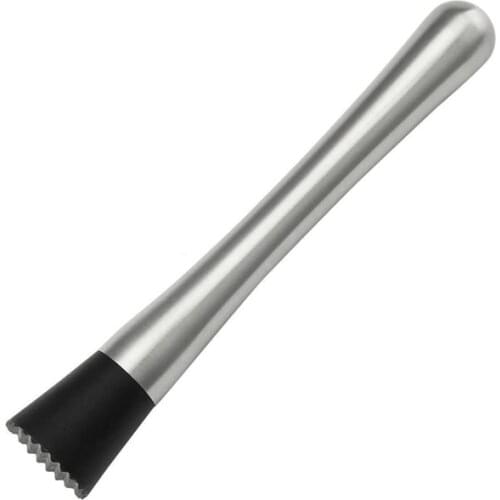 Stainless Steel Wine Mixing Stick Cocktail Picks Ice Cube Crushing Hammer DIY Drink Wine Shaker Muddler Stick Bar Supplies