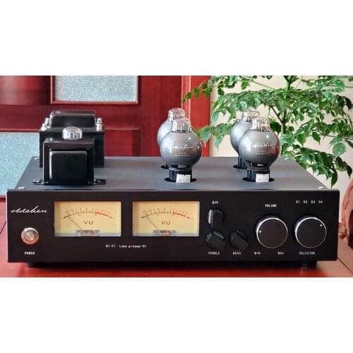 2021 The Latest Old Chen HIFI fever tube preamplifier CV181SE PSVANE C1 bile preamplifier 6H8C ignal-to-noise ratio 96db