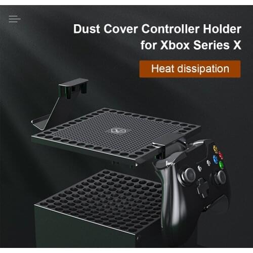 Host Dust Cover For X-box -Series X Multi-Function Heat Dissipation And Dust-Proof Net Earphone Handle Rack Accessories