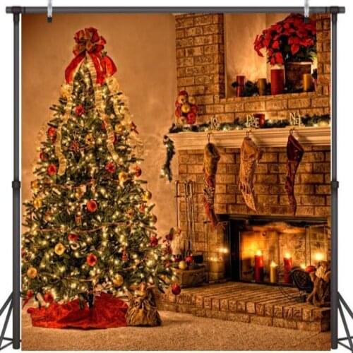Nitree Photo Studio Photography Props Backdrop Christmas Decoration Take Pictures Socks Gift Vinyl Background Cloth