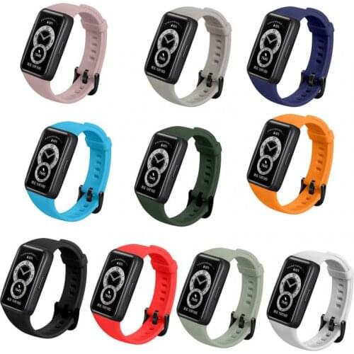 Strap For Huawei Sports Bracelet 6 Strap Silicone Wristband Bracelet Replacement For Huawei Sports Bracelet 6 Wrist Color Strap