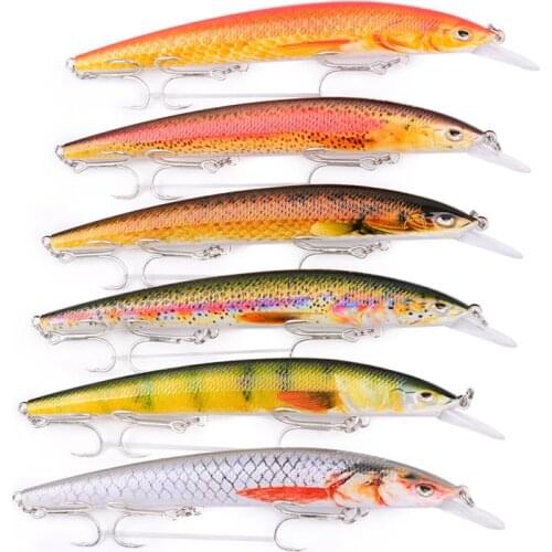 Diving Depth 2-4 m Anti-corrosion Bionic Fishing Lure Hard Lure 18G/15CM Artificial Minnow Freshwater Plastic Fishing Bait