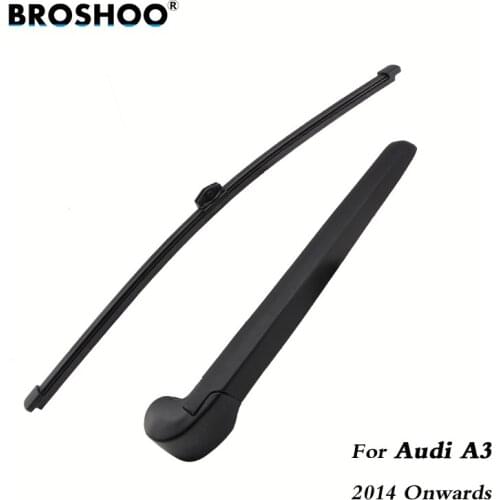 BROSHOO Car Rear Wiper Blades Back Windscreen Wiper Arm For AUDI A3 Hatchback (2014 Onwards) 350mm,Windshield Auto Styling