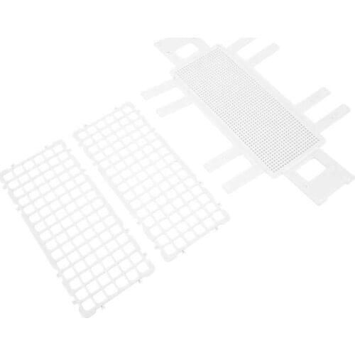 Test Tube Rack Detachable Plastic Test Tube Stand for Scientific Experiments for 13mm Laboratory Test Tubes