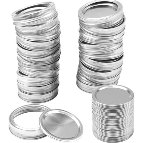 10PCS Wide Mouth Lids Mason Jar Lids Leak Proof Secure Mason Canning Jar Caps for Mason Canning Jars Diameter 70mm 86mm