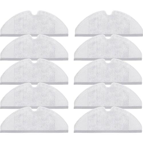 10Pcs Mop Fabric Cloths for Xiaomi Roborock Series Robotic Vacuum Cleaner S5 S50 S60 S6 Max MaxV Pure E25 E35 Parts Kits