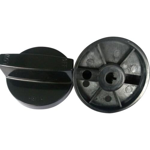 2PCS Rotary switch gas stove parts gas stove knob bakelite knob with chrome plating for gas stove