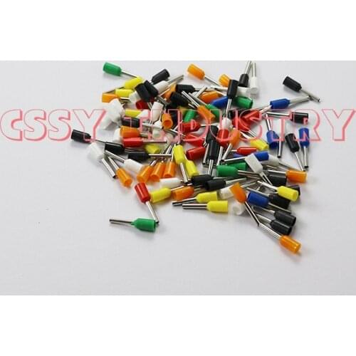 2017 freeshipping 1000pcs/lot E1010 Bootlace cooper Ferrules kit set Wire Copper Crimp Connector Insulated Cord Pin End Terminal