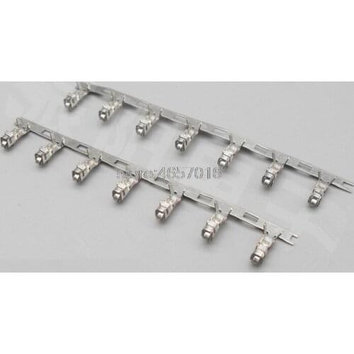 500pcs XH 2.54MM Female Connector Reed Cold Head Metal Terminal 2.54mm