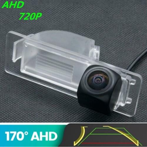 AHD 720P Trajectory Fisheye Car Rear View Camera For Volkswagen new Santana 2012~2015 Jetta Sport MK6 Reverse Vehicle Camera
