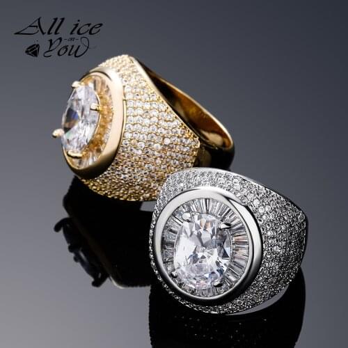 Rings With Cubic Zirkonia For Women ALL ICE ON YOU China