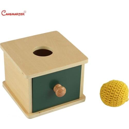 Imbucare Boxes Montessori Sensorial Toys Infant 8-12 Months Home Games Ball Geometric Shape Educational Toys Safe Wood