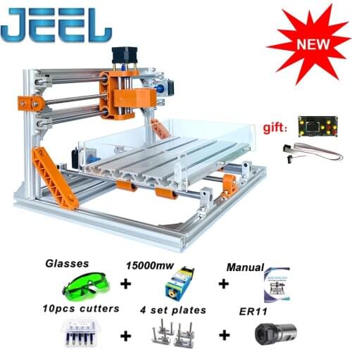CNC 3018 GRBL 1.1 Wood Router,Laser Engraver TTL/PWM Control +Offline CNC Router / Cutter, 15w cnc laser can Mark Metal