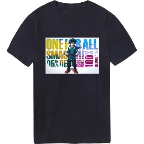 Harajuku Men My Hero Academy T-shirts Fashion O-Neck 2020 Tshirts Vintage Military Tees Male Fitness Tops Loose Camiseta Homme