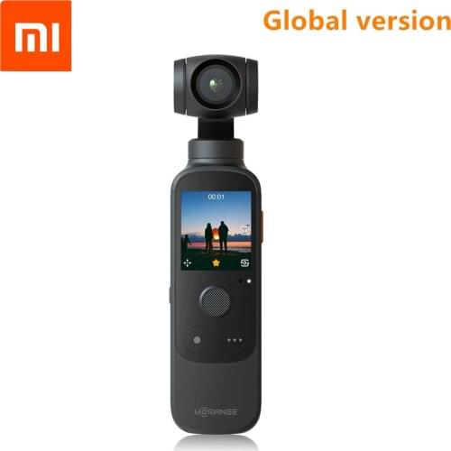 Xiaomi MORANGE Vlog Pocket Camera Gimbal Stabilizer 4K 60FPS 12MP FOV 116 Degree AI Tracking 5X Digital Zooming 1-click editing