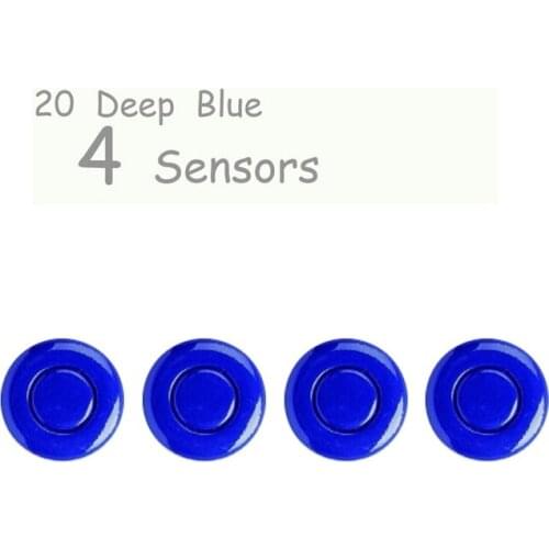 Car Parking Sensor Kit 4PCS / Lot Buzzer No Drill Hole Saw Reverse Radar Sound Alert Indicator System 22mm 8 Colors