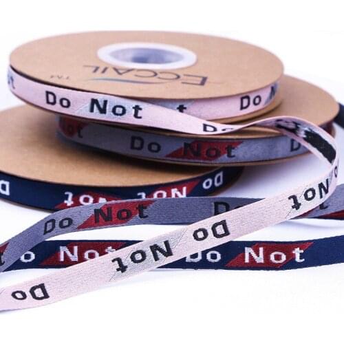 10mm 10yards Letter Printed Ribbon for Bow Hiar Accessories DIY Bouquet Packaging Wedding Christmas Party Decor Gift Wrapping