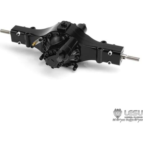 LESU Metal Rear Through Axle Differential Lock for RC 1/14 Tractor Truck TAMIYA DIY Model Dumper
