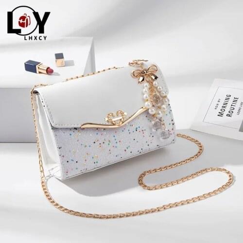 Fashion Sweet Pu Leather Messenger Bag High Quality All-match Luxury Designer Handbag Clamshell Shoulder Bag Crossbody Bag 2021