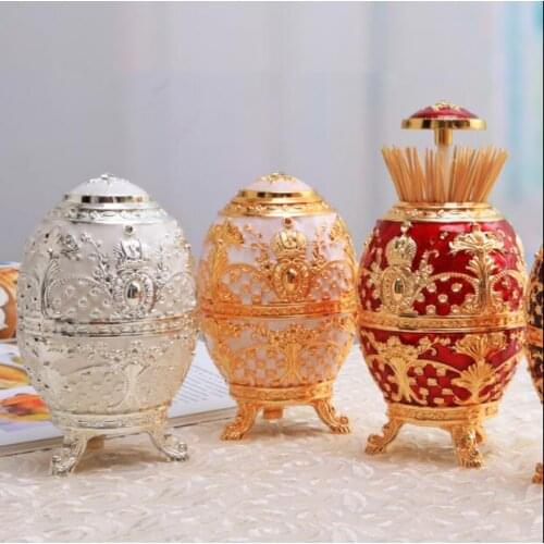 Fashion automatic metal toothpick box toothpicks decorative toothpick crossbow toothpick dispenser toothpicker container YQT059