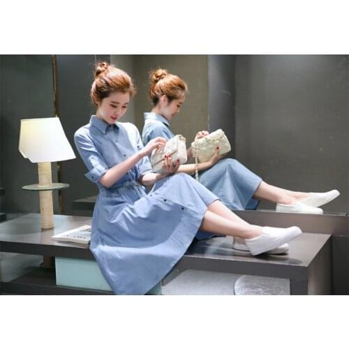 Pearl Diary Fashion Denim Dresses