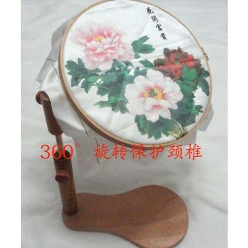 Seat Frame with choice of Hoop Size For Embroidery Or Cross Stitch 24cm wooden hook frame height adjustable free shipping