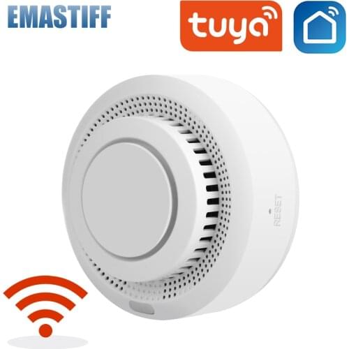 Tuya WiFi Smoke Alarm Protection Smoke Fire Detector Smokehouse Combination Fire Alarm Home Security System Firefighters