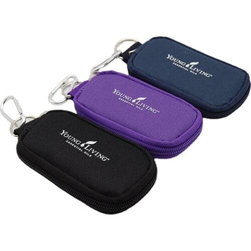 Essential Oil Storage Bag for DoTERRA Bottle Holder with Hanging Buckle Oil Travel Carrying Storage Case Organizer 10 Slots 2ML