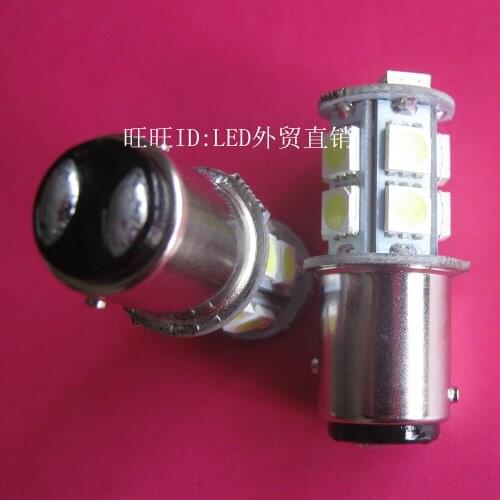24VLED brake light bulb 13 car modified light double tail high and low pin 1157 24V light bulb 20